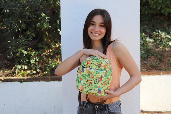 mumka-Bolso-mujer-Mochila Mini Outdoor Dog