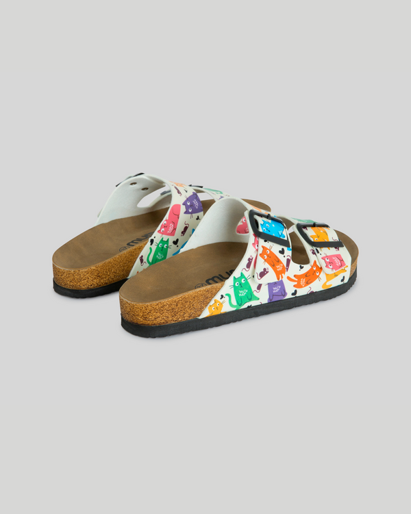 mumka-mujer-Sandalias Gatos de Colores
