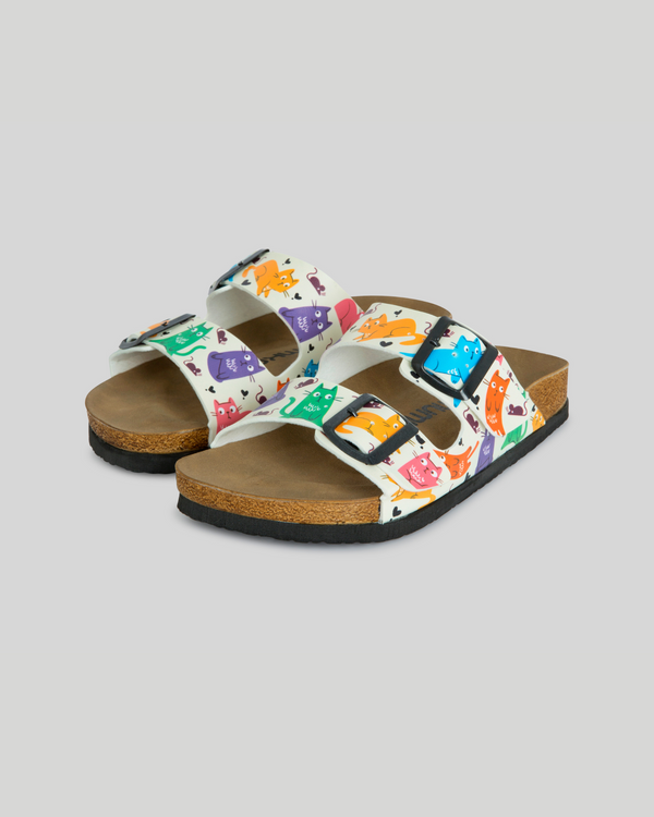 mumka-mujer-Sandalias Gatos de Colores