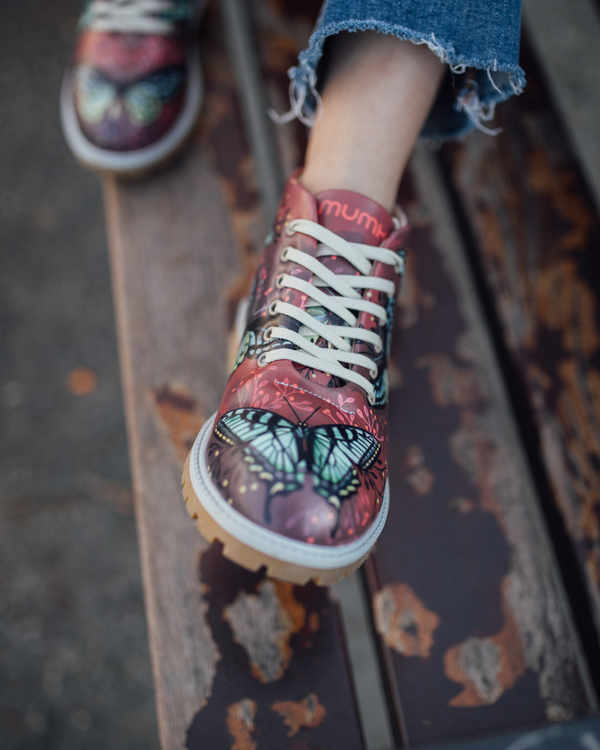 Botines granates sales