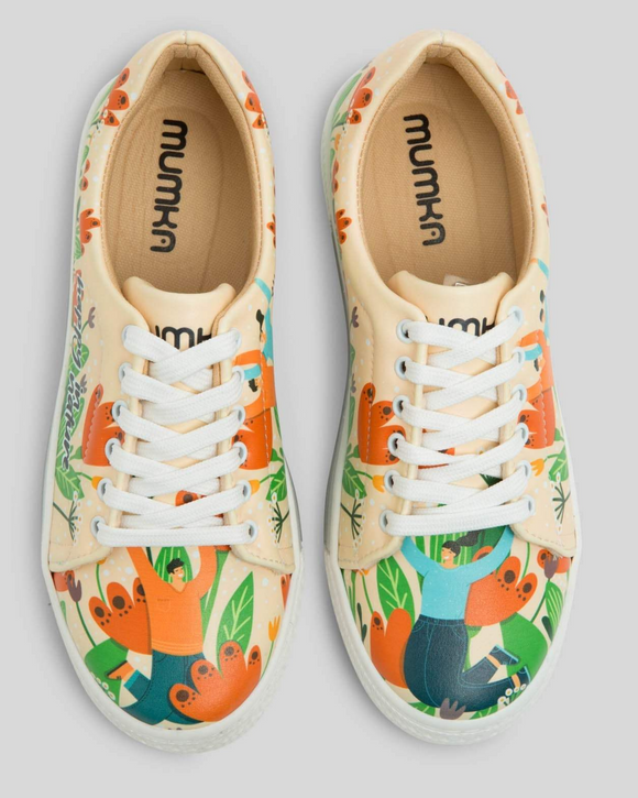 mumka-mujer-Zapatillas Felices en Naturaleza