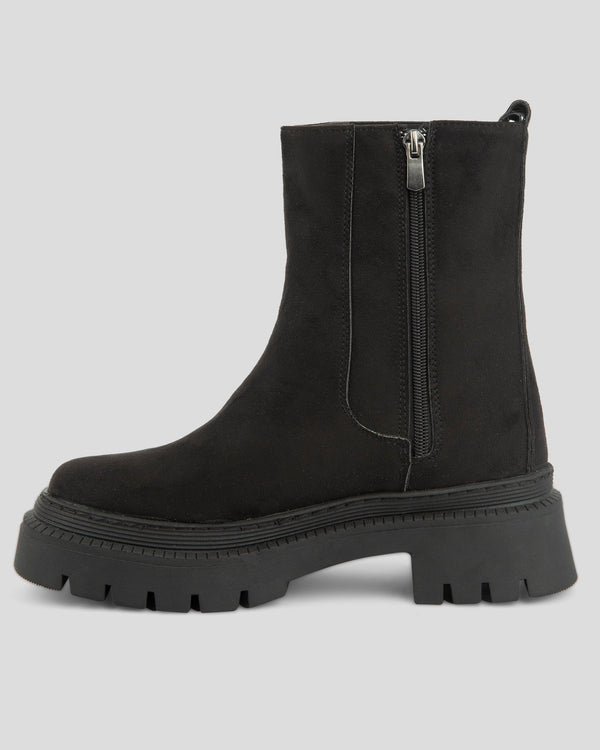 mumka-Calzado-mujer-Botas Chelsea Khaki