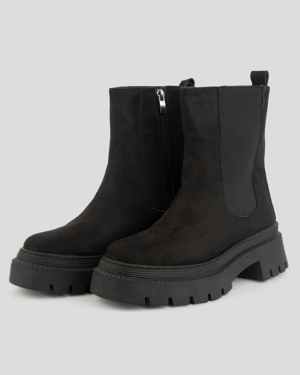mumka-Calzado-mujer-Botas Chelsea Khaki
