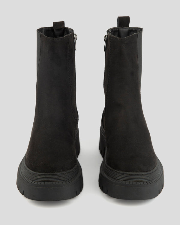 mumka-Calzado-mujer-Botas Chelsea Khaki