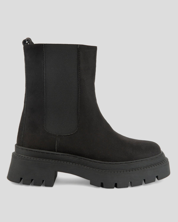 mumka-Calzado-mujer-Botas Chelsea Khaki