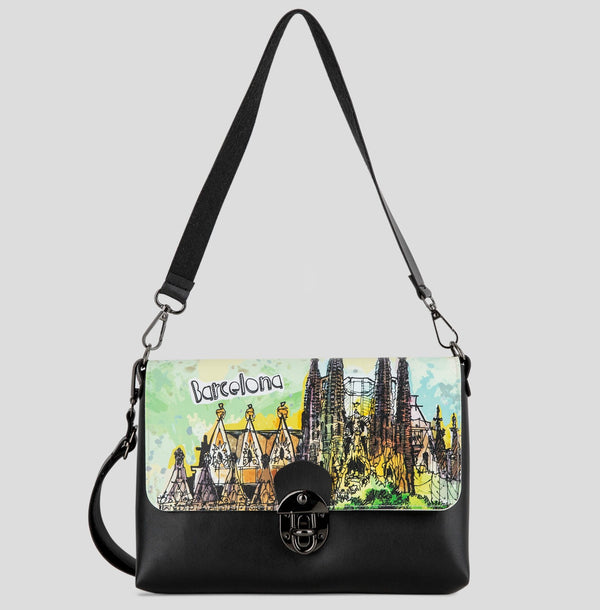 mumka-Bolso-mujer-Bolso Bandolera Barcelona de Gaudí
