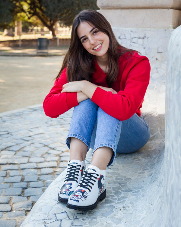 mumka-Calzado-mujer-Botines de Mafalda y natura