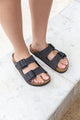 mumka-Calzado-mujer-Sandalias Correa Negro Textura