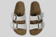 mumka-Calzado-mujer-Sandalias Correa Brillo Plateado