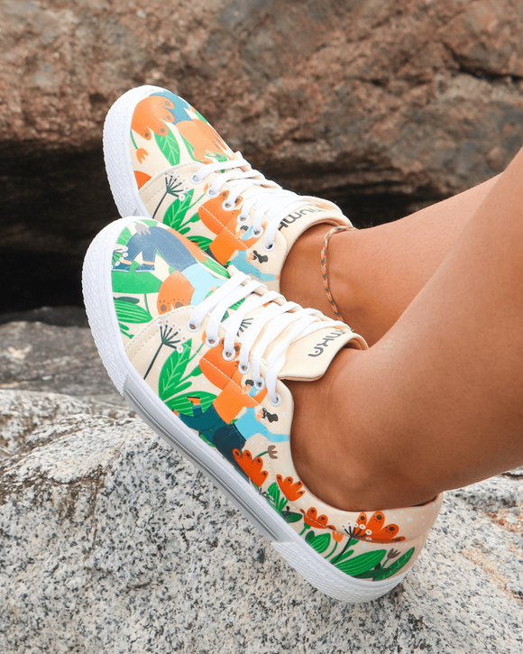 mumka-mujer-Zapatillas Felices en Naturaleza