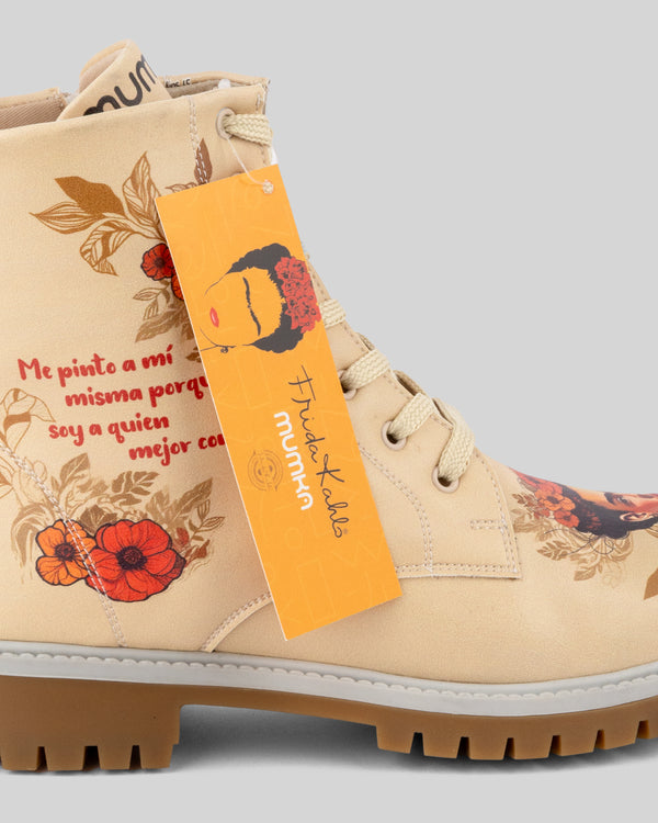 mumka-Calzado-mujer-Botas de Frida Kahlo A Quien Mejor Conozco